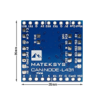 Matek Can-l431 Ap_periph può nodo Dronecan L431 26x26mm per Ardupilot Gnss barometro sensore di velocità Gpio
